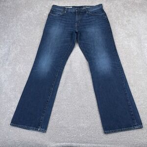 Gap Jeans Mens 36x34 Blue Standard Fit Relaxed Vintage Wash‎ Cotton Denim